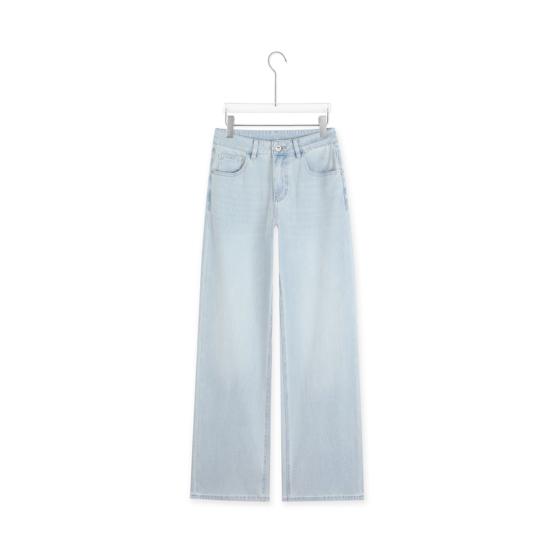 Xz Xiaozi Denim · Slightly Stretchy, Washed, Mid-Waist, Loose Straight-Leg Jeans 376 Xz Xiaozi Denim · Slightly Stretchy, Washed, Mid-Waist, Loose Straight-Leg Jeans 376