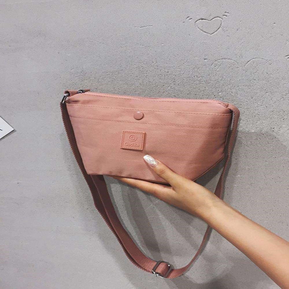 Net red messenger bag women's 2021 new men's bag dumpling bag simple sports nylon Joker casual shoulder bag