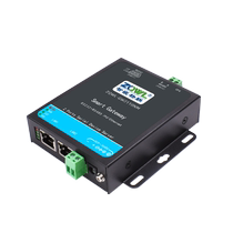 Serial server RS232 485 to Ethernet module serial port to network port JSON communication ModbusRTU to TCP gateway dual network port MQTT network transparent transmission function H