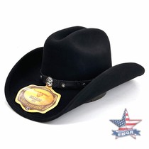 Western Cowboy Hat 1949 Old brand Bulhide Boheter мужская и женская шерсть чувствовали себя стилизователем