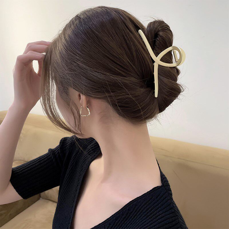 Hair Clip Shark Clip Rear Brain Spoon Head Accessories Small Hair Card 2021 New Female Hair Catch Clip Liu Hai Butterfly Hair Accessories-Taobao