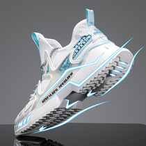 Mens shoes 2022 new summer breathable flying loom mesh Footwear Casual Old Daddy Tide Shoes Deodorant Soft Bottom Running Sneakers