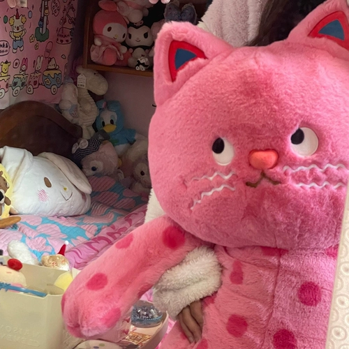 Кукла для сна, плюшевая игрушка, успокаивающая подушка, кот