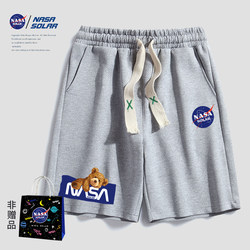 NASA joint new 2023 summer bear sports shorts for men and women outdoor casual five-point pants