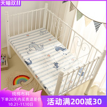 Sheets in Europe and America kindergarten cotton baby style summer simple single double person no fluorescent agent infant newborn children
