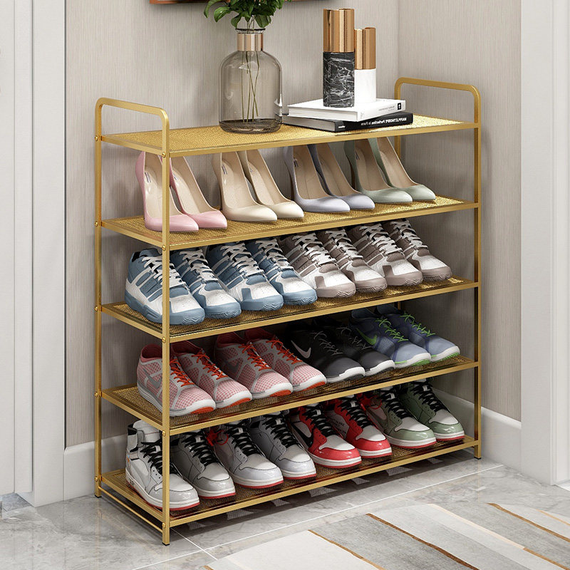 Shoe rack sub-home doorway bedroom with nice-looking economy small entrance dorm multilayer mesh red containing simple shoe cabinet
