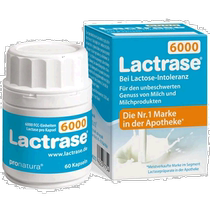 Lactrase baby lactase capsules boîte de 60 gélules pour soulager lintolérance au lactose