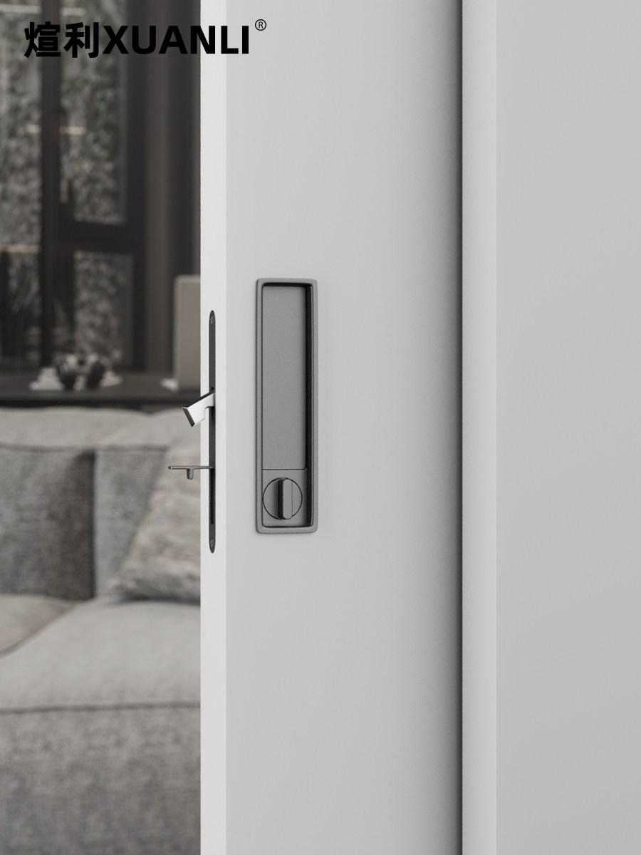 Xuanli Orig. Sliding Door Hook Lock for Balcony, Kitchen, Bathroom, Sliding Wooden Door Lock, Embedded Sliding Door Special Lock