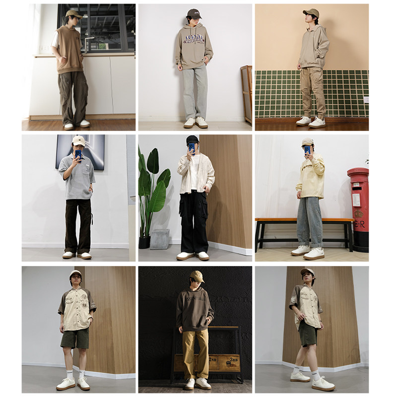 Universal Dexun Men's Shoes 2026 Spring New Thick-Soled White Casual Sports Sneakers Lightweight Men's Shoes