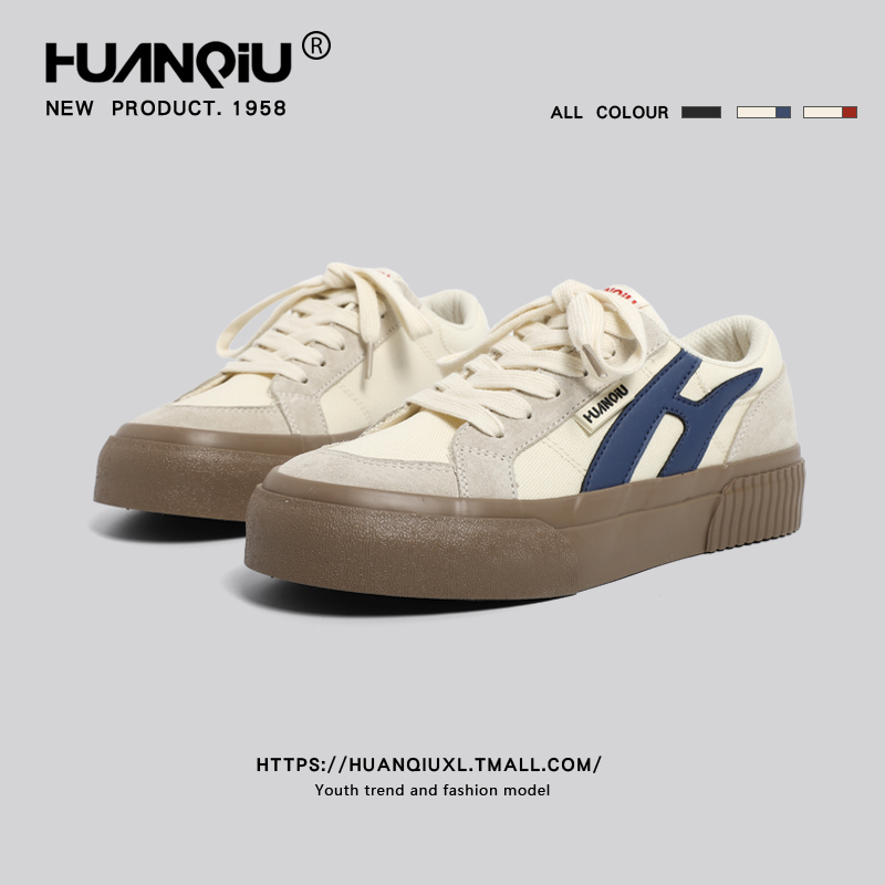 Universal Comeback Ancient Canvas Shoes 2023 Men's Autumn Winter Fashion Trends 100 Hitch Wear and Detraining shoes Men's casual board shoes-Taobao