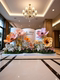 Artificial Flower Paper Art Fake Flower Floor-Standing Scene Arrangement with a High-End Atmosphere, Decorative Fake Floral Arrangement, Realistic Landscaping Ornament
