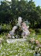 Pink Forest-Style Outdoor Wedding Atmosphere Arrangement, High-End Floral Art, Artificial Flowers, Floor-Standing Ornaments, Beautiful Display and Landscaping Decorations