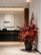 2026 New Year Hotel Decorations Red Artificial Floral Arrangements Indoor Front Desk Spring Festival Display Decorations