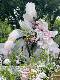 Pink Forest-Style Outdoor Wedding Atmosphere Arrangement, High-End Floral Art, Artificial Flowers, Floor-Standing Ornaments, Beautiful Display and Landscaping Decorations