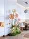 Artificial Flowers and Faux Floral Arrangements for Scene Setup, High-End Restaurant Floor Decorations, Ambiance-Enhancing Decor, and Popular Photo Spots