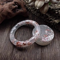 Jingjing gem Jie cherry agate rough processing peeling custom link