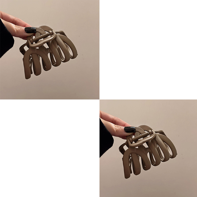 images 7:Lazy temperament grabs the quintet fashion large and short hair clip general lady pierced the shark clip