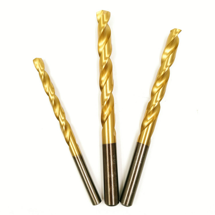 Plant pin barking stainless steel special drill with cobalt coating TIN drill nozzle HSSCo high cobalt plated titanium straight shank twist drill-Taobao