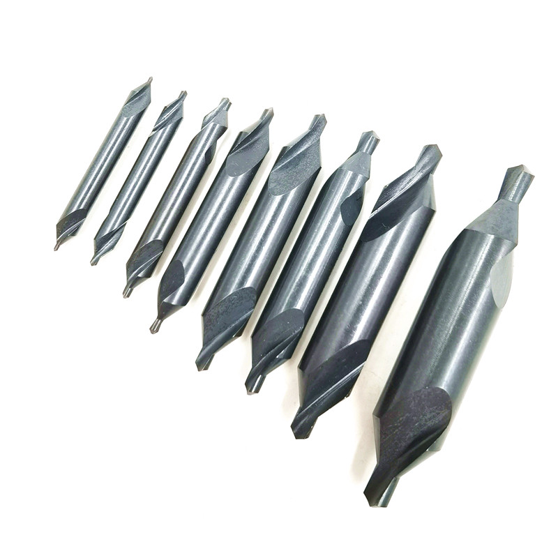HSSCO with cobalt center drilling full grinding spiral groove plus hard stainless steel centering drill 60 degrees powerful A type 3 4 5-Taobao