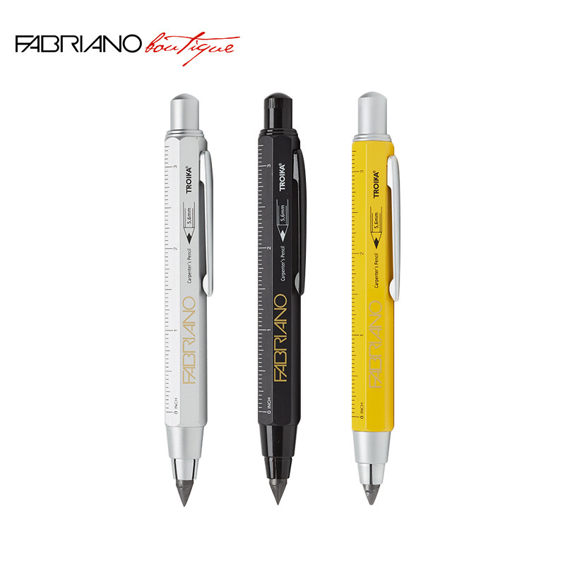Official flagship store in Italy FABRIANO building pencil pencil Febner Building with wooden pencil purity good particle fine carpentry special building cross-color pencil optional