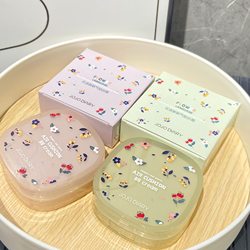 일기 꽃 언어 New Rhyme Air Cushion BB 크림 천연 컨실러 메이크업 CC 액체 재단 여성