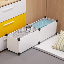 I dorm bed containing box bedside rack for putting mobile phone to go to bed and sleeping in bunk bed and laying room in bed