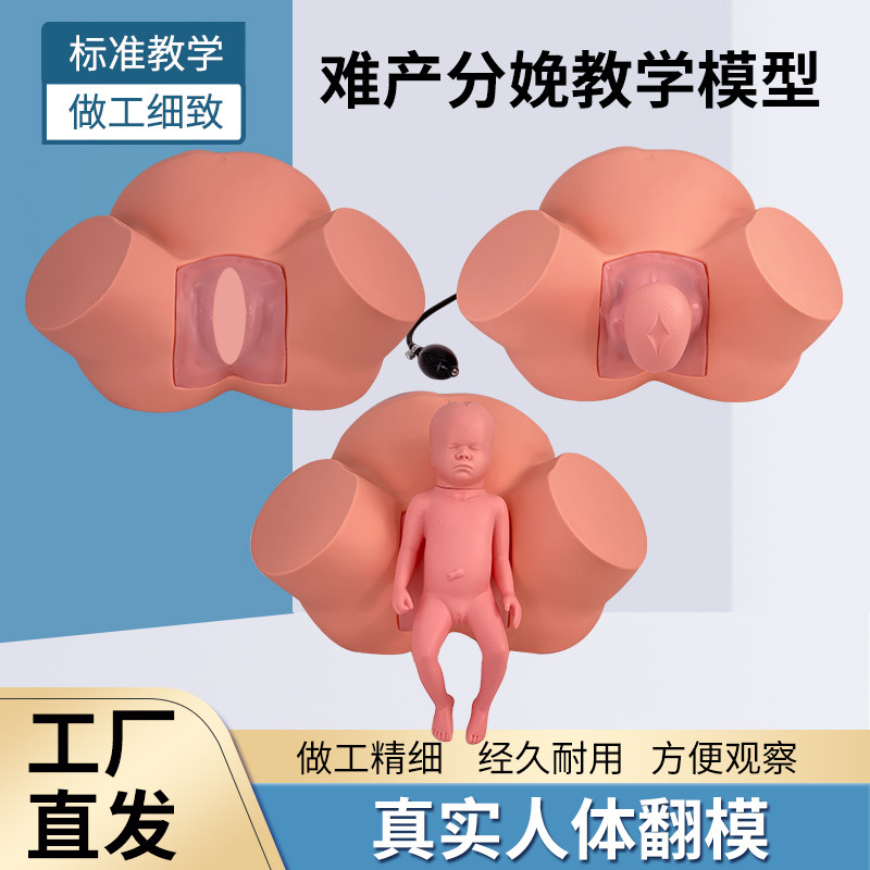 高级难产示教演示训练模型教学妇科女性胎儿生产分娩助产模拟道具