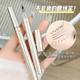 Quick-Drying Ultra-Fine Eyeliner for Women, Waterproof, Sweat-Proof, Long-Lasting, Non-Smudging, Lower Lash Line Pen, Three-In-One for Beginners
