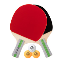 Angnet F2340 table tennis racket competition beginner double-sided anti-adhesive table tennis racket two 3-ball straight shot