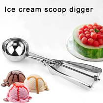 4 5 6cm Ice Cream Scoop Stainless Steel Spring Handle Melon