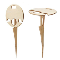 The Outdoor Portable Wine table with the Foldable Round Desktop Mini