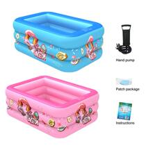 130CM 130CM kids inflatable swimming pool with pool for Family