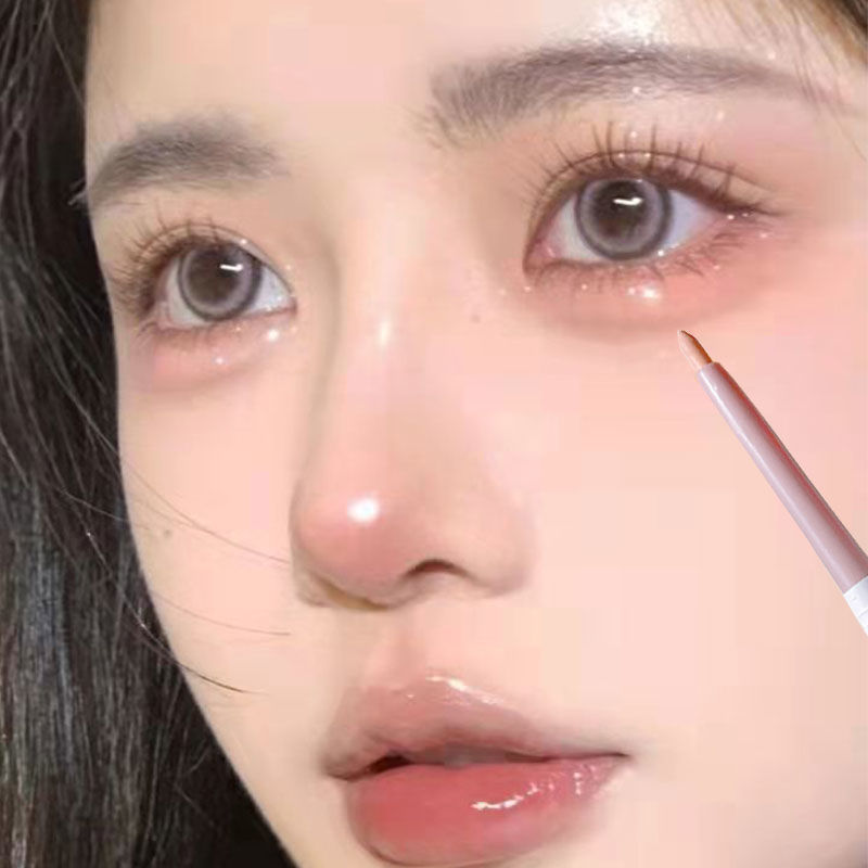 Mother-in-life sericulture Silkworm Pens Recommended Pearlescent High Light Mention Bright Sleepers Penumbent Pen Eyes Thread Gel Pen Supine Silkworm Dual-use Beginners