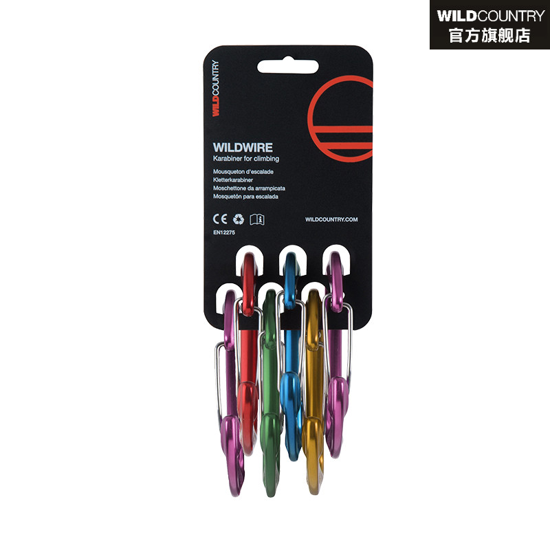 Wire door master lock 6 colors WILDCOUNTRY outdoor professional mountaineering and rock climbing steel wire door master lock WILDWIRE Biography - Taobao