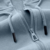 Осенняя синяя толстовка с капюшоном для отдыха с молнией, куртка, широкая цветовая палитра, оверсайз