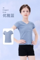 【Top】 Элегантный синий шорт-рукав