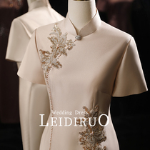 Lei Diruos Yao Guang Mo Yue Xi mother-in-laws wedding banquet dress 2024 new mothers wedding cheongsam wedding dress spring and summer