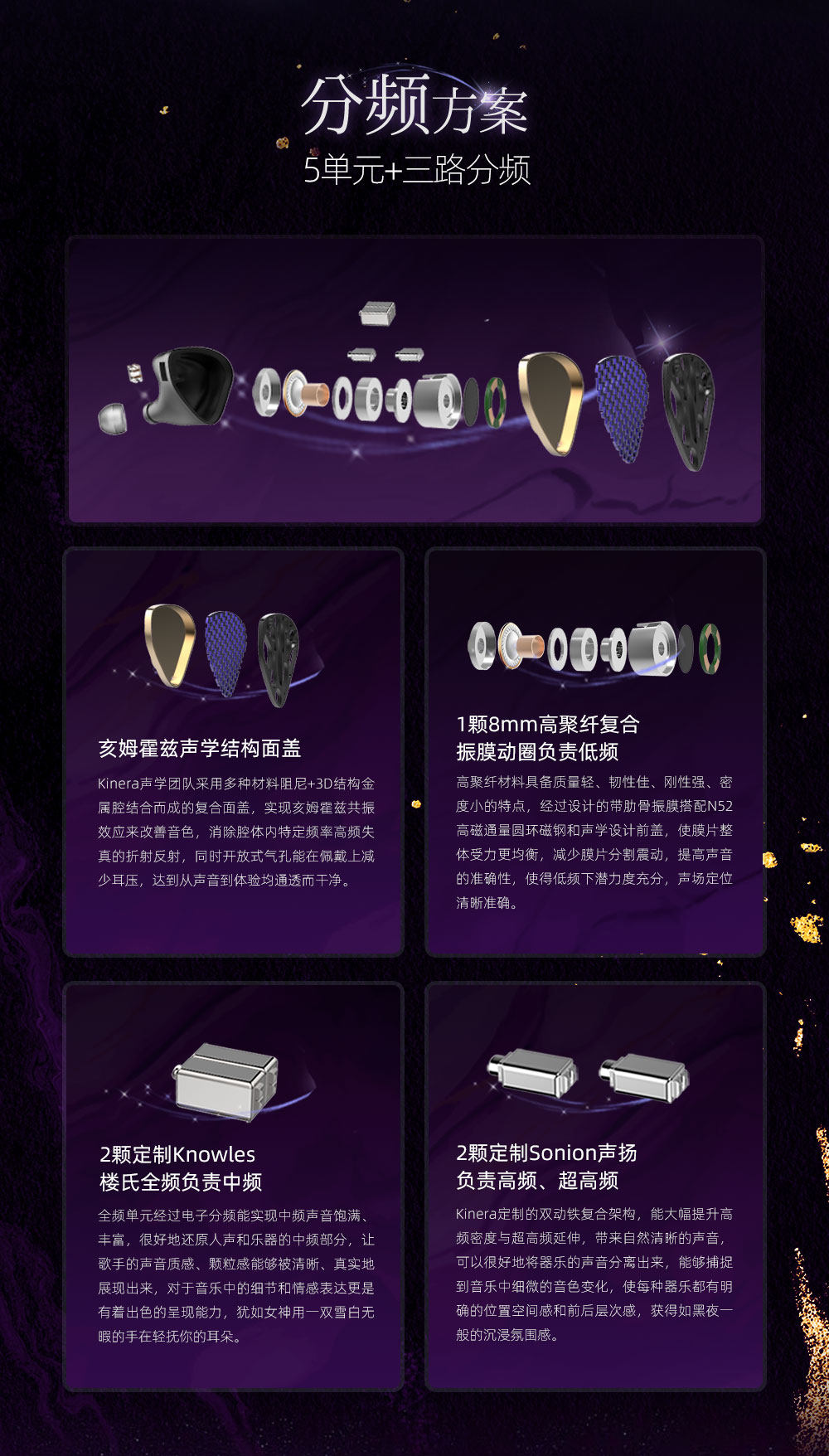 KINERA/王者时代Nott夜之女神1圈4铁混合入耳式HIFI耳机新品首发