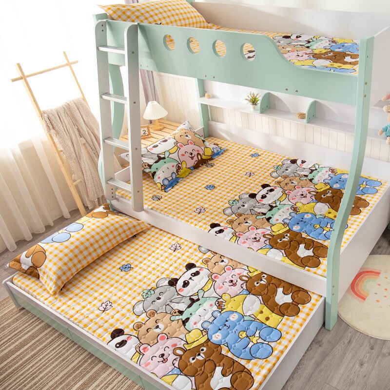 Children's pupils are ascended on the bedding sheet of 1 2 m bedcover 15 m cotton thickness sheet