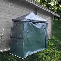 Outdoor mountain bike tent rainproof and dustproof household sundries storage room battery car bicycle PE cloth tent