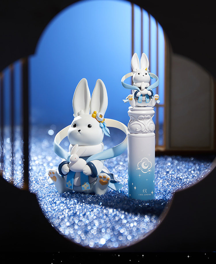 【中国直邮】 醉时光 玉兔口红 可爱物语 兔兔柔雾哑光唇釉 中秋节礼物 J03相思蔻(红茶豆沙色)*1支