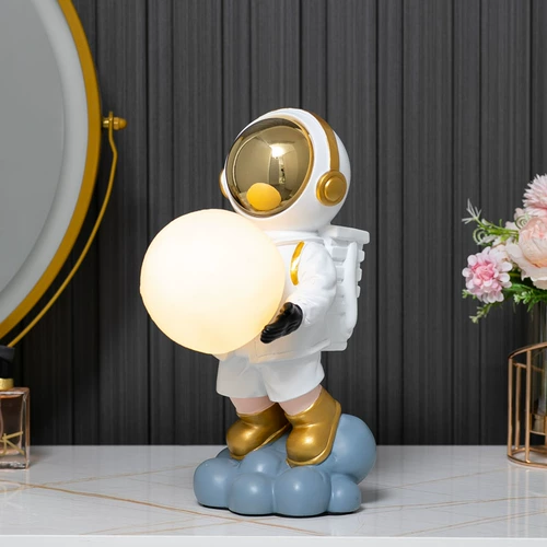 Космическая настольная лампа для кровати, космический ночник для детской комнаты