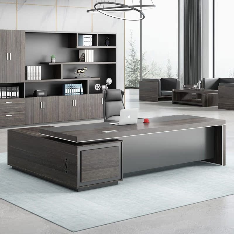 Boss table office desk and chair combination light luxury president table simple modern executive desk new board type general manager supervisor