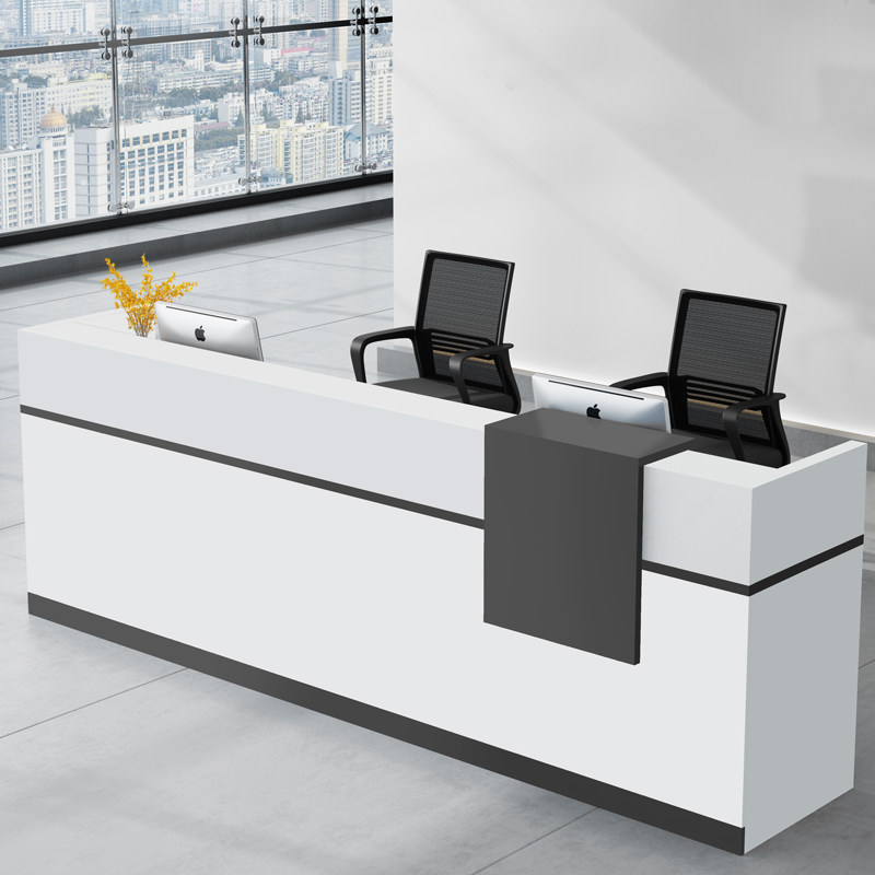 Office front desk reception desk consulting desk cash register modern minimalist welcome front desk creative service table board type
