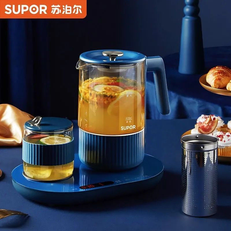 Health pot home multi-function office small fully automatic thickened glass self-cultivation stewed flower teapot