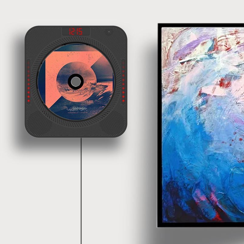 Xiaomi's home YouPine cd Listen to the album Episode Machine Retro Compact Disc's Wall-mounted Bluetooth Discs English ins the same