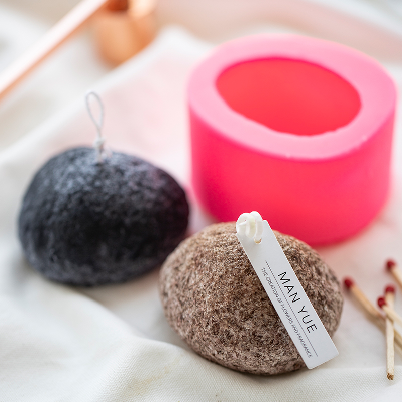 Cranberry DIY scented candle Ins cobblestone head handmade food grade silicone gel silicone mold on-board scented scented-Taobao