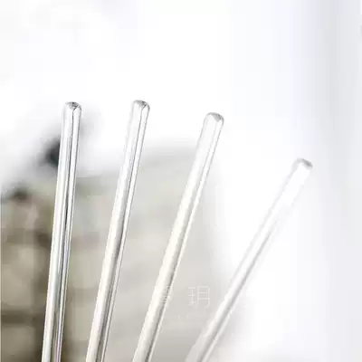 Manyue DIY high-quality environmental protection material solid glass mixing rod High borosilicate glass rod 18cm 2 pcs