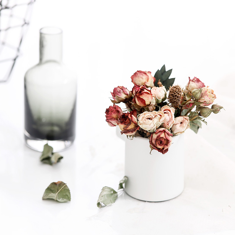 Man Yue mini rose Small rose DIY handmade dried flowers Flower material Eternal flower arrangement Scented candle embellishment flower