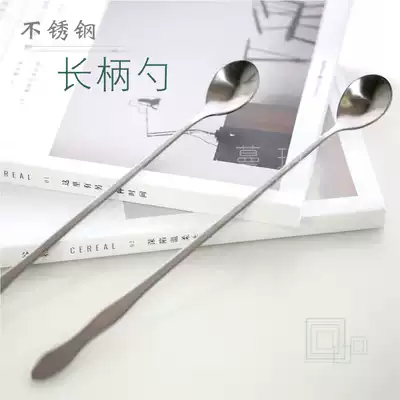 Manyue DIY HANDMADE AROMATHERAPY CANDLE STAINLESS STEEL long HANDLE SPOON EASY to stir COFFEE LONG handle SPOON 25CM